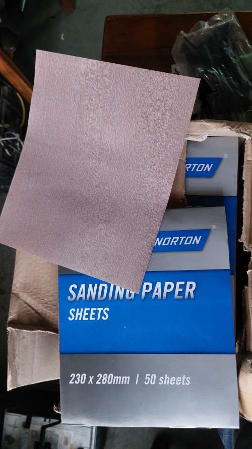 Sanders Norton Sanding Paper P500 A275 per Sheet for sale in